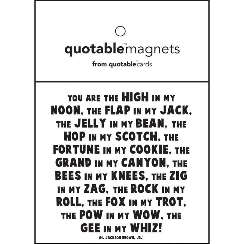 Magnet | High in My Noon Magnets quotable cards  Paper Skyscraper Gift Shop Charlotte