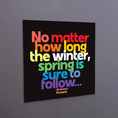 Magnet | how long the winter Cards Quotable Cards  Paper Skyscraper Gift Shop Charlotte