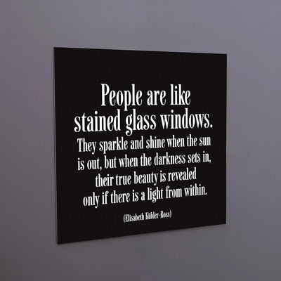 Magnet | Stained Glass Windows Magnets Quotable Cards  Paper Skyscraper Gift Shop Charlotte