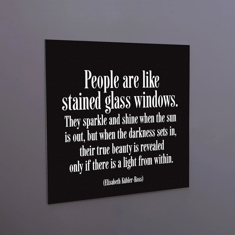 Magnet | Stained Glass Windows Magnets Quotable Cards  Paper Skyscraper Gift Shop Charlotte