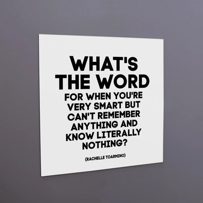 Magnet | What's the word Cards Quotable Paper Skyscraper Gift Shop Charlotte