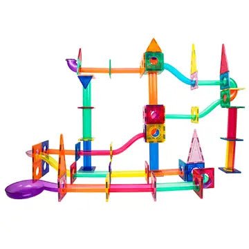 Magnetic Marble Run Track (50 Pieces) Kids Learning Picasso Tiles  Paper Skyscraper Gift Shop Charlotte