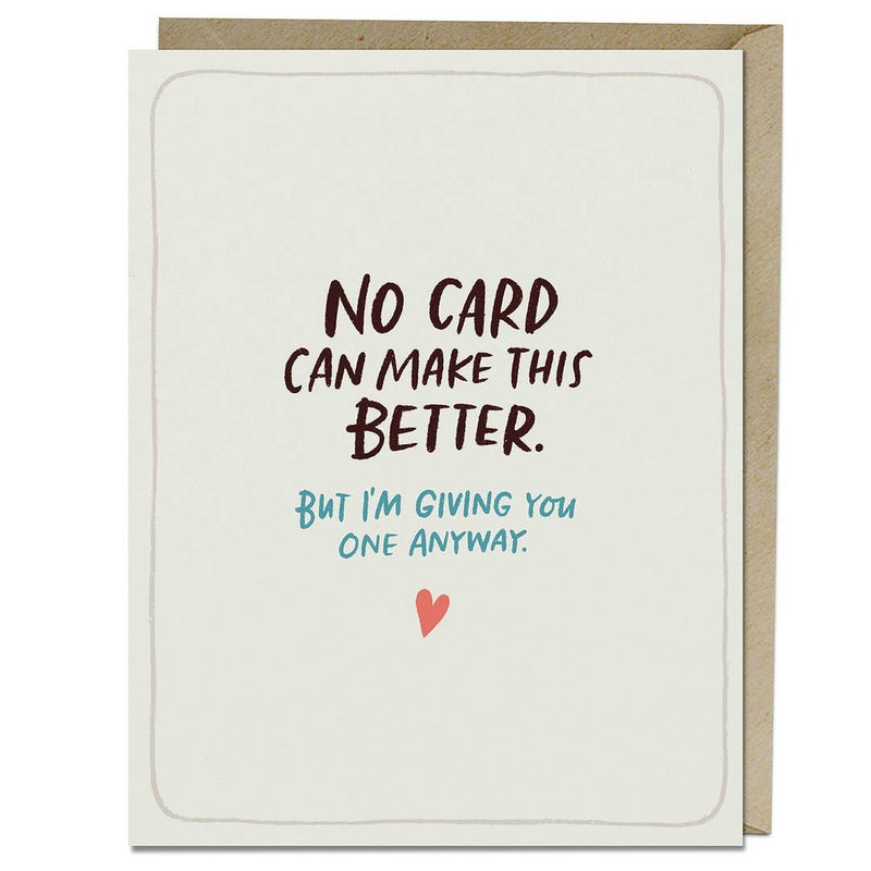 Make This Better Empathy Card Cards Em & Friends  Paper Skyscraper Gift Shop Charlotte