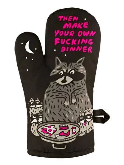 Make Your Own Dinner Oven Mitt Oven Mitts Blue Q  Paper Skyscraper Gift Shop Charlotte