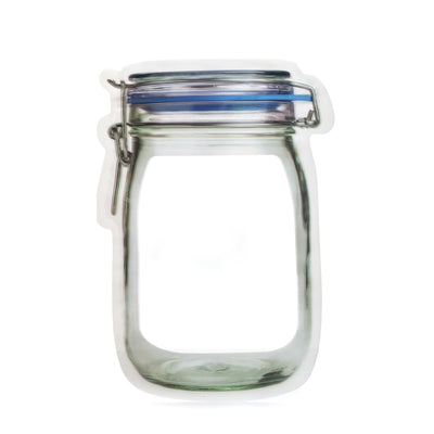 Mason Jar Zipper Bag Lg S/2 Kitchen Kikkerland  Paper Skyscraper Gift Shop Charlotte