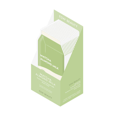 Matcha Almond Milk Plant-Based Milk Mask Filled PDQ Display Beauty & Wellness - Skincare ESW Beauty  Paper Skyscraper Gift Shop Charlotte