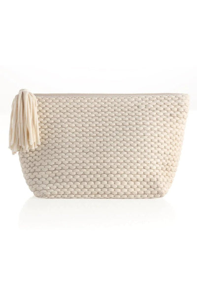 Mavis Zip Pouch | Ivory Handbags + Wallets Shiraleah  Paper Skyscraper Gift Shop Charlotte