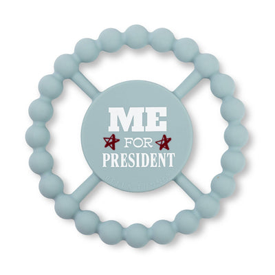 Me For President Happy Teether: Blue  Bella Tunno  Paper Skyscraper Gift Shop Charlotte