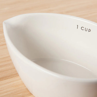 Measuring Cups | Set/4 - Ivory  Danica Studio (NOW Designs)  Paper Skyscraper Gift Shop Charlotte