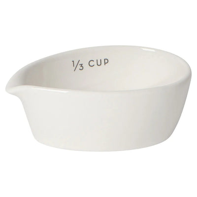 Measuring Cups | Set/4 - Ivory  Danica Studio (NOW Designs)  Paper Skyscraper Gift Shop Charlotte