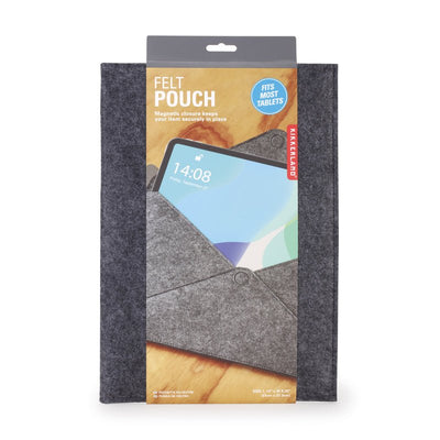 Medium Felt Pouch Pouches Kikkerland  Paper Skyscraper Gift Shop Charlotte