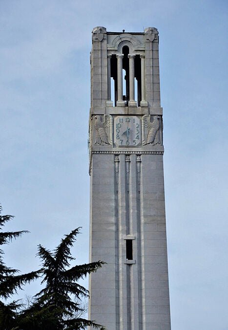 Memorial Bell Tower- NC State Cards Nancy Williams Photography  Paper Skyscraper Gift Shop Charlotte