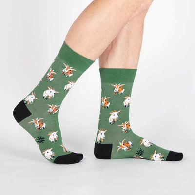 Men's Crew: Dapper Goats Socks Sock It to Me  Paper Skyscraper Gift Shop Charlotte