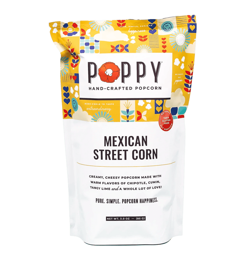 Mexican Street Corn Local Food Poppy Handcrafted Popcorn  Paper Skyscraper Gift Shop Charlotte