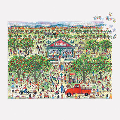 Michael Storrings Apple Pickin' 1000 Piece Puzzle Puzzles Chronicle  Paper Skyscraper Gift Shop Charlotte