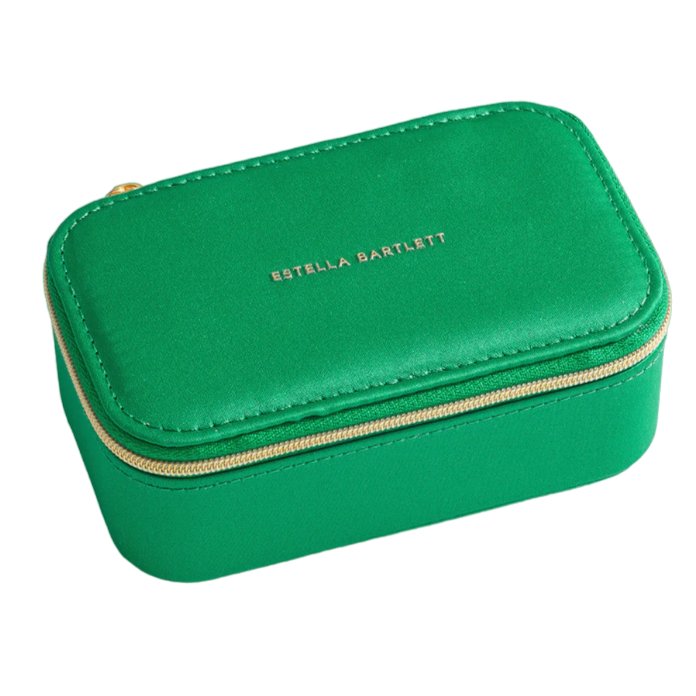 Mini Jewelry Box - Contrast Satin Green Jewelry Estella Bartlett Ltd  Paper Skyscraper Gift Shop Charlotte