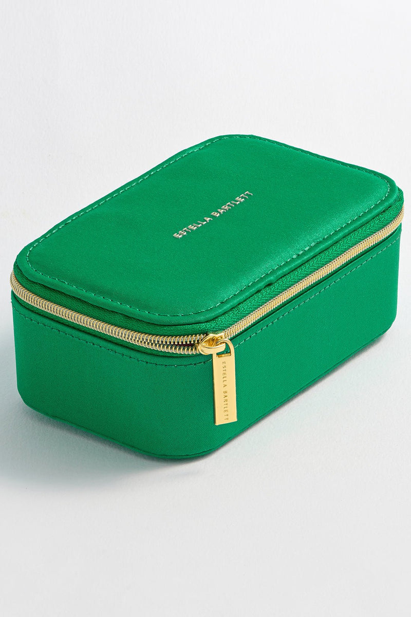 Mini Jewelry Box - Contrast Satin Green Jewelry Estella Bartlett Ltd  Paper Skyscraper Gift Shop Charlotte