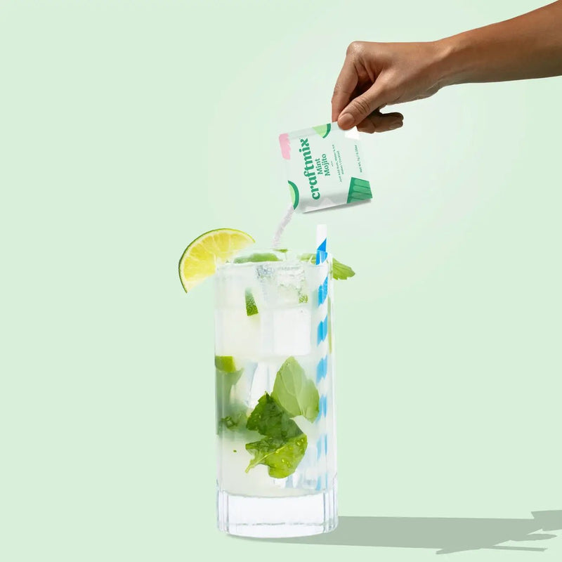 Mint Mojito Cocktail / Mocktail Mixer Barware Craftmix  Paper Skyscraper Gift Shop Charlotte