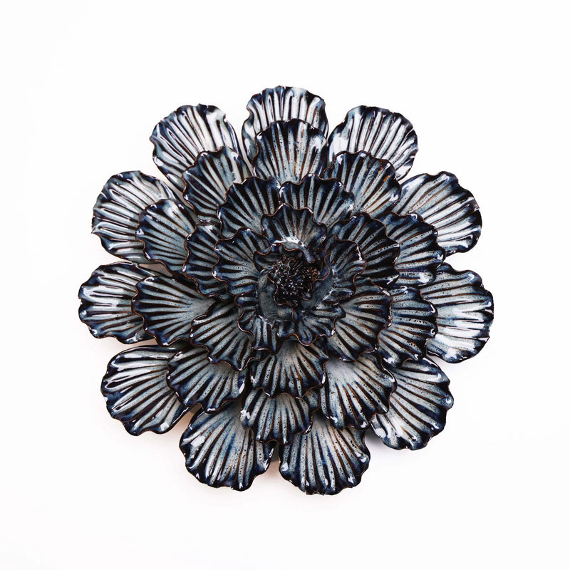 Mofo Blue Ceramic Flower | Chive Home Decor Chive Paper Skyscraper Gift Shop Charlotte