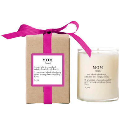 Mom Votive Candle Candles Ella B  Paper Skyscraper Gift Shop Charlotte