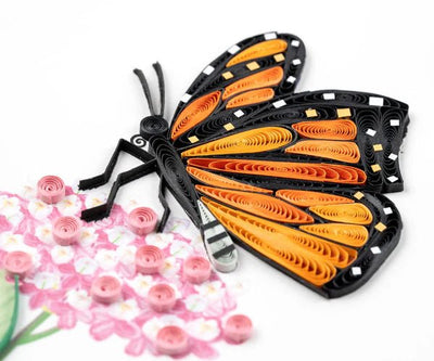 Monarch Milkweed Butterfly Cards Quilling Card  Paper Skyscraper Gift Shop Charlotte