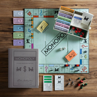 Monopoly | Vintage Bookshelf Edition Games WS Game Company  Paper Skyscraper Gift Shop Charlotte