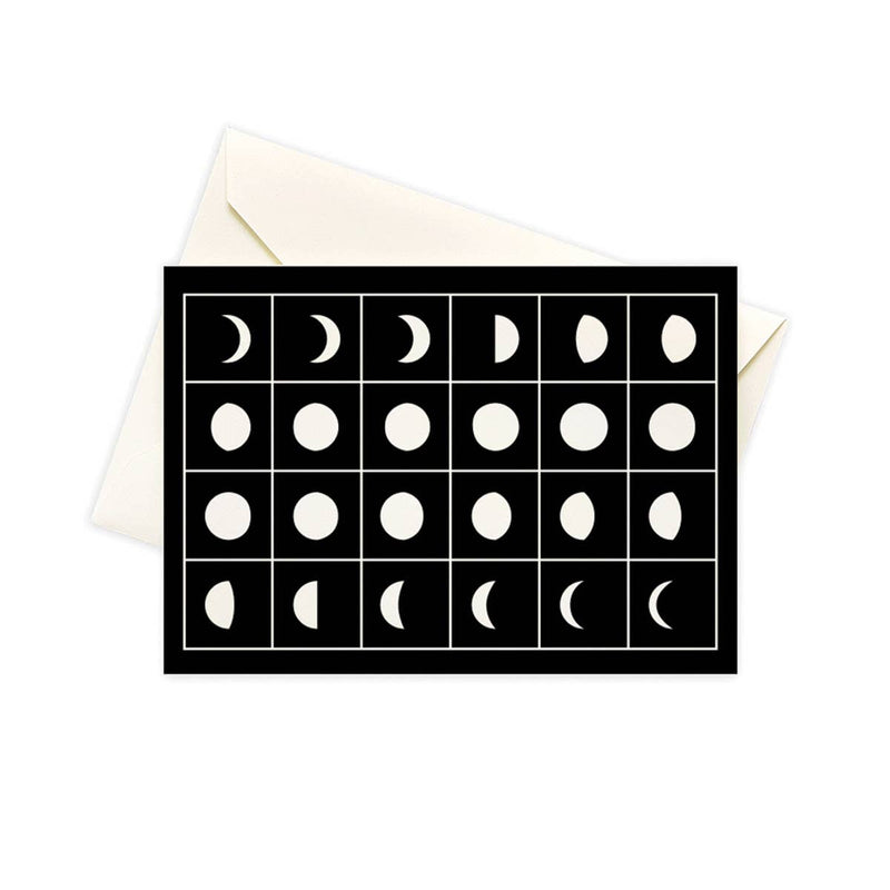 Moon Phase | Boxed Notecards (6) Boxed Cards Seltzer Goods  Paper Skyscraper Gift Shop Charlotte