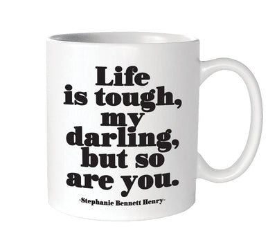 Mug | Life is Tough Darling Mugs Quotable Paper Skyscraper Gift Shop Charlotte