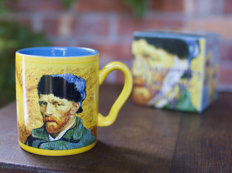 Mug | Van Gogh Mugs Unemployed Philosophers Guild  Paper Skyscraper Gift Shop Charlotte