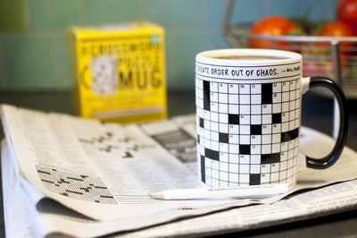 Mug | Wash Away Crossword Puzzle Mugs Unemployed Philosophers Guild  Paper Skyscraper Gift Shop Charlotte