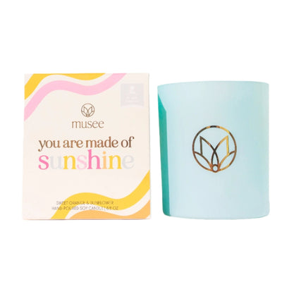 Musee x St. Jude You are Made of Sunshine Candle 8.8oz  Musee Bath  Paper Skyscraper Gift Shop Charlotte