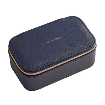 Navy Mini Jewellery Box Jewelry Storage Estella Bartlett Ltd  Paper Skyscraper Gift Shop Charlotte