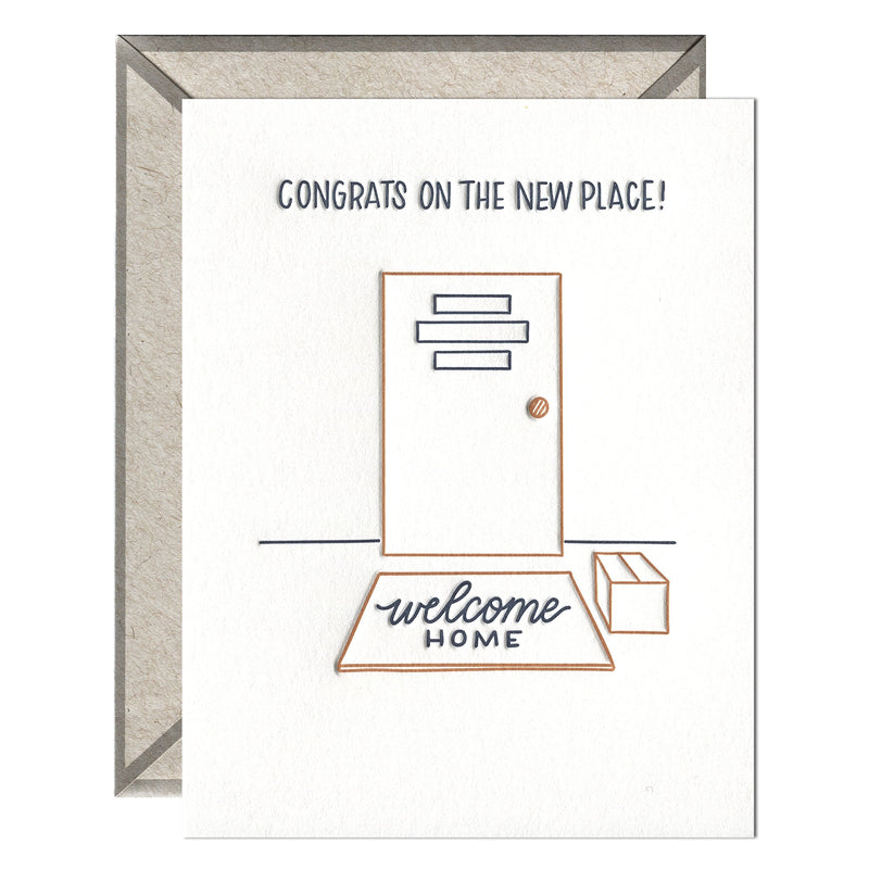 New Place Congrats | Congratulations Card Cards INK MEETS PAPER  Paper Skyscraper Gift Shop Charlotte