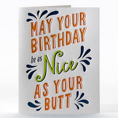 Nice Butt | Birthday Card Cards Elum Designs  Paper Skyscraper Gift Shop Charlotte