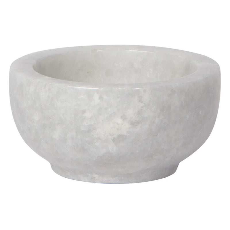 White Marble Bowl 3 inch Kitchen Danica Studio (Now Designs)  Paper Skyscraper Gift Shop Charlotte