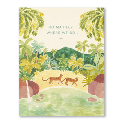 No Matter Where We Go | Love Card Cards Love Muchly  Paper Skyscraper Gift Shop Charlotte