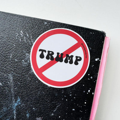 No Trump Sticker Cards Steel Petal Press  Paper Skyscraper Gift Shop Charlotte