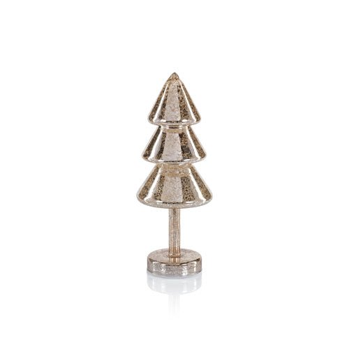 Noel Sparkle Spruce LED Tree | Gold 12.25" Holiday Zodax  Paper Skyscraper Gift Shop Charlotte