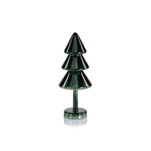 Noel Sparkle Spruce LED Tree | Green 12.25" Holiday Zodax  Paper Skyscraper Gift Shop Charlotte