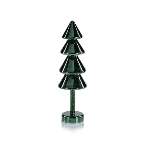 Noel Sparkle Spruce LED Tree | Green 15.75" Holiday Zodax  Paper Skyscraper Gift Shop Charlotte