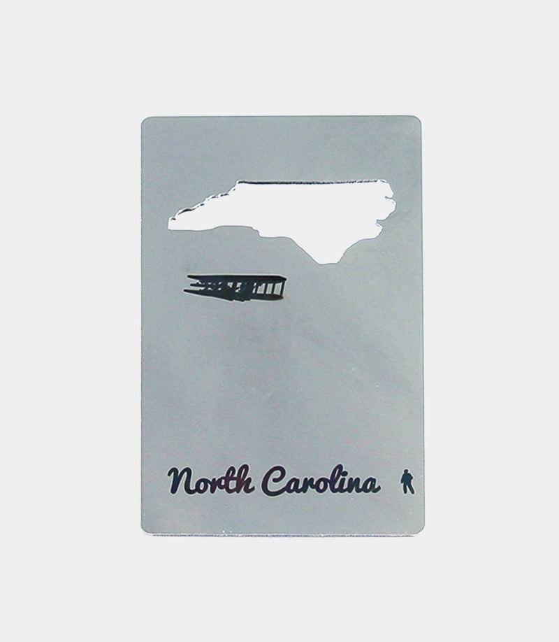 North Carolina Wallet Bottle Opener Bottle Opener Zootility Tools  Paper Skyscraper Gift Shop Charlotte