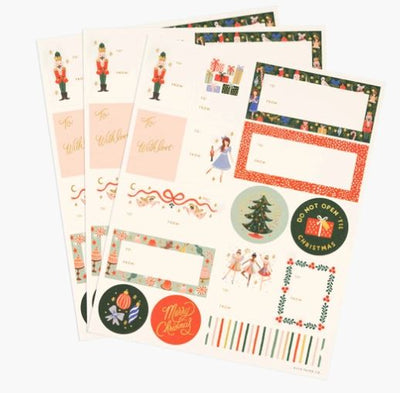 Nutcracker Stickers& Labels Stickers Rifle Paper Co  Paper Skyscraper Gift Shop Charlotte