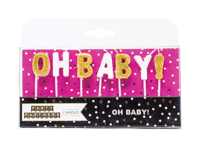 Oh Baby! Candle Set  Party Partners  Paper Skyscraper Gift Shop Charlotte