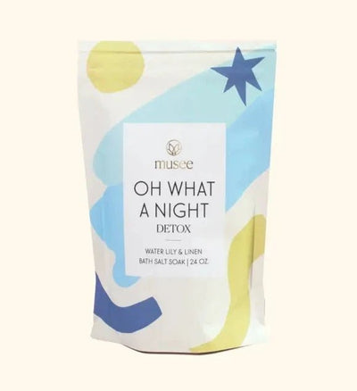 Oh What a Night Bath Soak Beauty + Wellness Musee Bath  Paper Skyscraper Gift Shop Charlotte