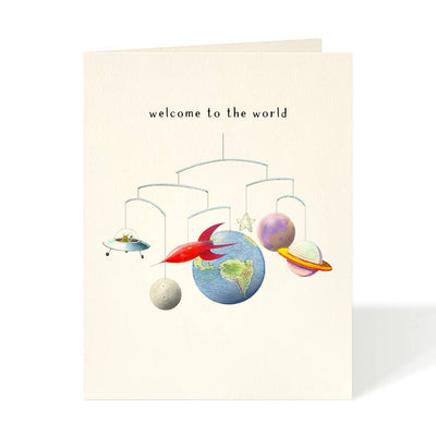 Out of This World - Baby Card Cards Felix Doolittle  Paper Skyscraper Gift Shop Charlotte