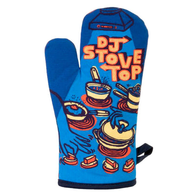 Oven Mitt | DJ Stovetop Oven Mitts Blue Q  Paper Skyscraper Gift Shop Charlotte