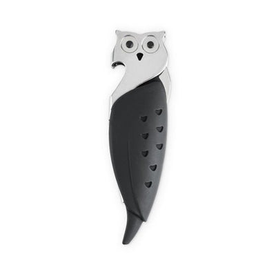 Owl Wine Bottle Corkscrew Barware True Fabrications  Paper Skyscraper Gift Shop Charlotte