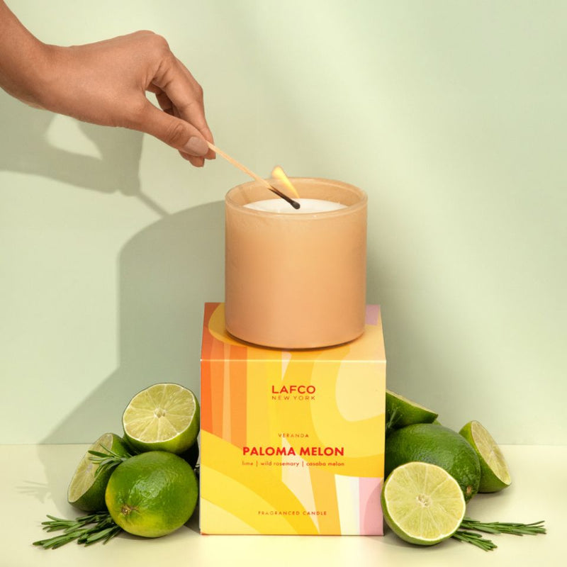 Paloma Melon 15.5oz Candle  Lafco  Paper Skyscraper Gift Shop Charlotte