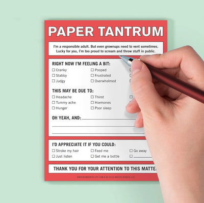 Paper Tantrum Nifty Notes | Red Notepads Knock Knock  Paper Skyscraper Gift Shop Charlotte