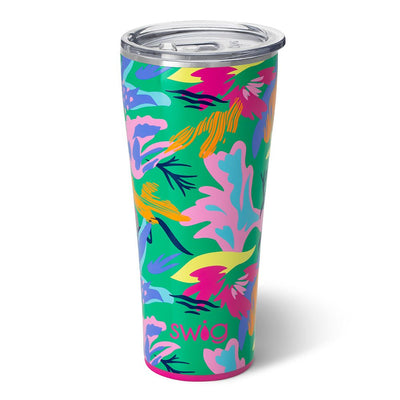 Paradise 32oz Tumbler Drinkware Swig  Paper Skyscraper Gift Shop Charlotte